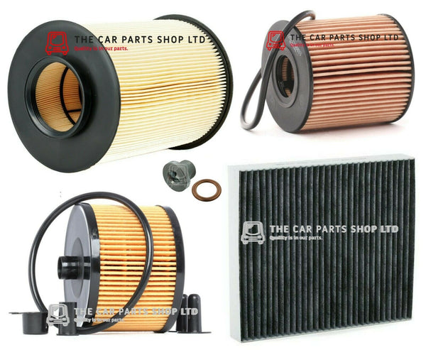 FITS FORD KUGA 2.0 DIESEL MK1 2008-2010 FULL SERVICE FILTERS KIT AND SUMP PLUG