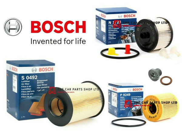 BOSCH SERVICE FILTERS KIT FITS FORD KUGA 2.0 DIESEL 2008> FUEL OIL AND AIR PLUG