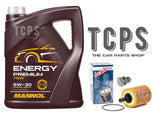 FOR VW PASSAT CC GT TDI MK5 08-12 SERVICE KIT 5L 5W30 OIL & OIL FILTER & PLUG