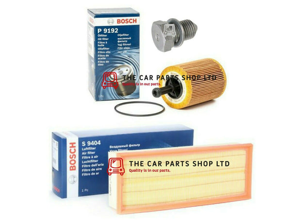 BOSCH SERVICE FILTER KIT FOR VW PASSAT CC GT TDI MK5 BOSCH OIL AND AIR FILTER OE