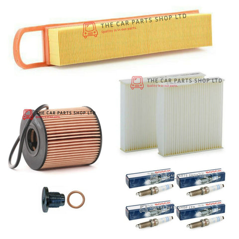 FOR PEUGEOT 207 1.6 PETROL MK1 07-12 FULL SERVICE FILTER KIT BRAND NEW