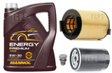 FOR VW GOLF 1.6 PETROL MK6 SERVICE KIT 5L 5W30 WITH AIR AND OIL FILTER KIT NEW