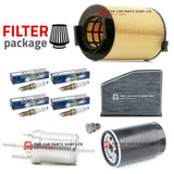 FITS VW GOLF 1.6 PETROL 2009> FULL SERVICE FILTER KIT WITH PREMIUM BOSCH PLUGS