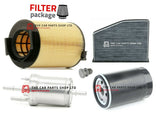 FITS VW GOLF 1.6 PETROL 2009> SERVICE FILTER KIT ALL 4 FILTERS AS SHOWN & PLUG