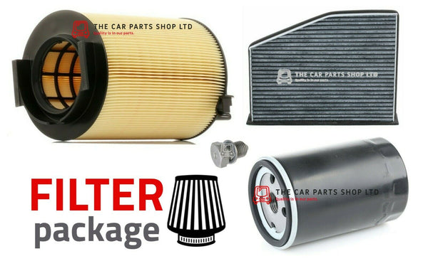 FITS VW GOLF 1.6 PETROL 2009> SERVICE FILTER KIT AIR OIL POLLEN & SUMP PLUG