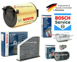 BOSCH SERVICE FILTERS KIT TO FIT VW GOLF 1.6 PETROL MK6 08-12 FULL BOSCH KIT NEW