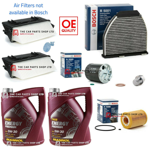 FULL BOSCH SERVICE KIT TO FIT MERCEDES E-CLASS E350 3.0 CDI C207 2009-2011 NEW
