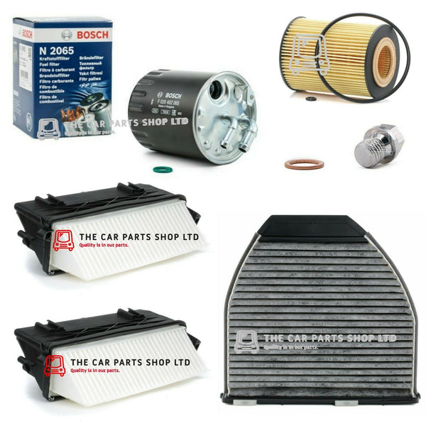 FITS MERCEDES E-CLASS E350 3.0 C207 FULL SERVICE FILTER KIT