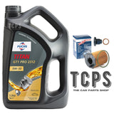 BOSCH SERVICE KIT FOR PEUGEOT PARTNER 1.6 HDI 15-19 5L 0W30 OIL & BOSCH OIL FILT