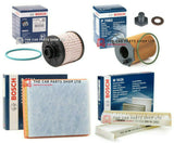 FULL BOSCH SERVICE FILTERS KIT FOR PEUGEOT PARTNER 1.6 HDI 2015-2019 & SUMP PLUG