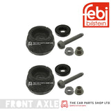 FRONT AXLE STRUT TOP MOUNTS FOR VW GOLF GTI 01-05 MK4 WITH BOLT AND NUTS