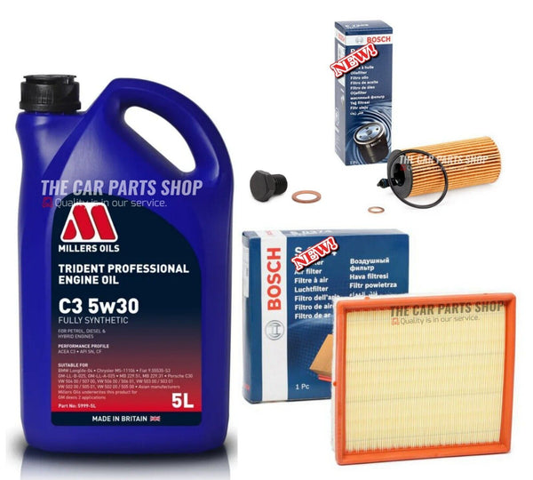 BOSCH SERVICE KIT TO FIT BMW 1 SERIES 118i F20 ENGINE OIL & BOSCH AIR & OIL OE