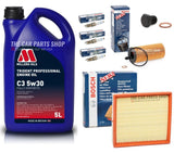 BOSCH SERVICE KIT FITS BMW 1 SERIES 118i F20 BOSCH OIL AIR & SPARK PLUGS 5L OIL