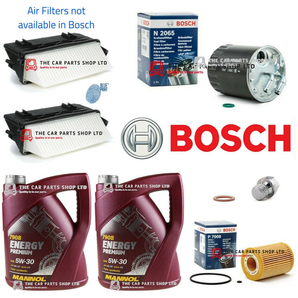 PREMIUM SERVICE KIT FOR MERCEDES E-CLASS E350 CDI 09-11 10L OIL & AIR OIL FUEL