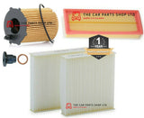 SERVICE FILTER KIT FITS PEUGEOT 207 1.6 GT HDI MK1 DV6TED4 POLLEN OIL & AIR KIT