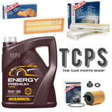 FITS PEUGEOT 207 1.6 GT HDI MK1 2006-2013 BOSCH SERVICE KIT OIL & AIR POLLEN OIL