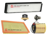 FOR MINI COOPER S 1.6 PETROL 02-06 SERVICE FILTER KIT AIR POLLEN OIL + SUMP PLUG