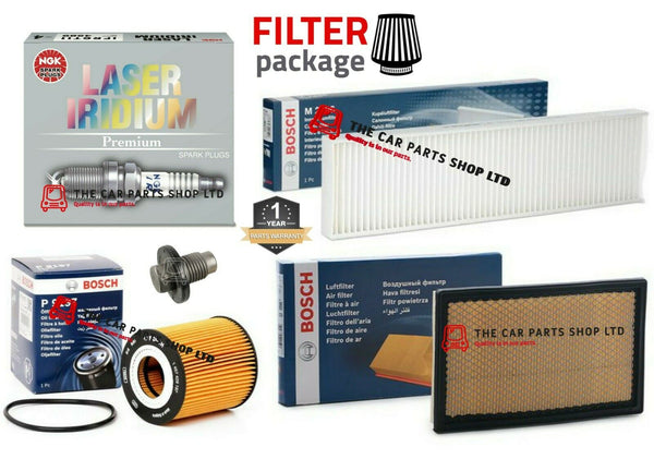 FULL BOSCH SERVICE FILTER KIT FOR MINI COOPER S 1.6 R53 FILTERS & IRIDIUM PLUGS