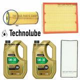 FOR VW LT 2.5 TDI LWB MK2 96-09 SERVICE KIT 10L 5W30 OIL & POLLEN OIL & AIR FILT