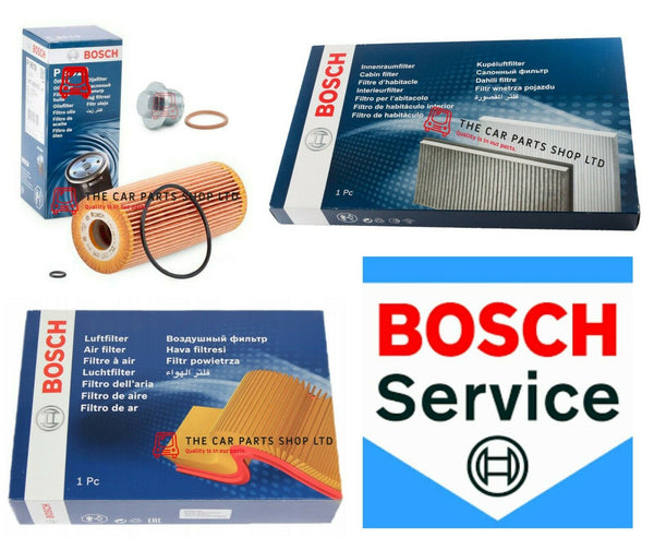 BOSCH SERVICE FILTERS KIT TO FIT VW LT 2.5 TDI MK2 1996-09 AIR OIL CABIN BOSCH