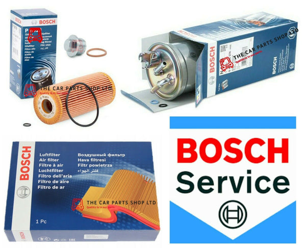BOSCH SERVICE FILTERS KIT TO FIT VW LT 2.5 TDI MK2 1996-09 FUEL AIR OIL & PLUG