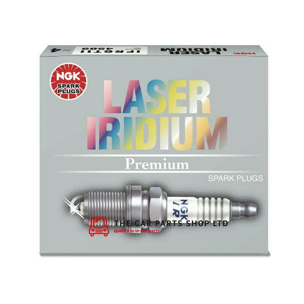 NGK LASER IRIDIUM LONGLIFE SPARK PLUGS (x4) FITS FORD FIESTA 1.0 TITANIUM 13-18