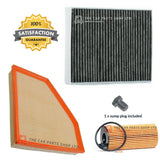 FOR BMW 320i 2.0 SPORT F30 SERVICE FILTERS KIT AIR OIL CARBON CABIN & PLUG