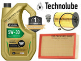 FITS VW GOLF GT TDI 2.0 BLUEMOTION MK7 SERVICE KIT 5L 5W30 OIL & AIR OIL FILTER