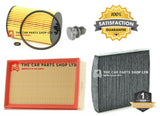 FITS VW GOLF GT TDI 2.0 BLUEMOTION MK7 SERVICE FILTERS PACK AIR OIL CABIN & PLUG