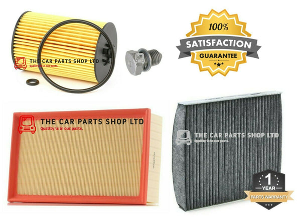 FITS VW GOLF GT TDI 2.0 BLUEMOTION MK7 SERVICE FILTERS PACK AIR OIL CABIN & PLUG