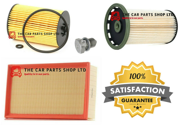 FITS VW GOLF GT TDI 2.0 BLUEMOTION MK7 SERVICE FILTERS PACK FUEL OIL & AIR FILT