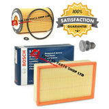 BOSCH SERVICE KIT FILTER KIT FOR VW GOLF GT TDI 2.0 MK7 12-18 BOSCH AIR & OIL OE
