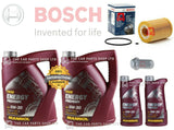 FOR MERCEDES SPRINTER 518 CDI BOSCH SERVICE KIT 12L 5W30 + BOSCH OIL FILTER KIT