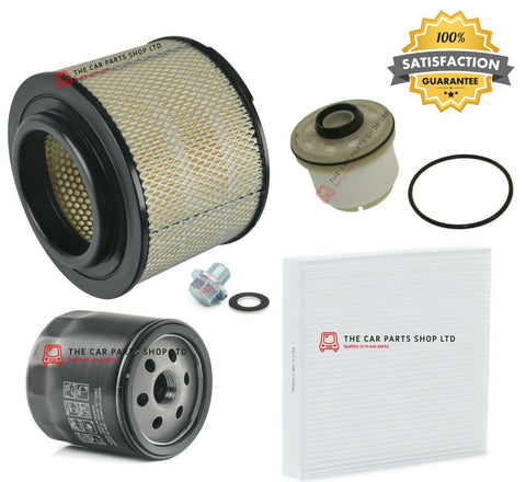FOR TOYOTA HILUX 2.5 D4D KUN25 FULL SERVICE FILTERS KIT ALL 4 FILTERS INCLUDED