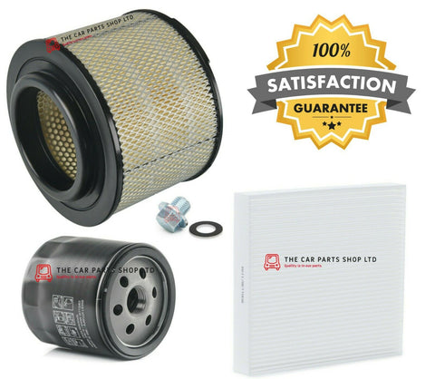 FITS TOYOTA HILUX 2.5 D4D KUN25 SERVICE FILTERS KIT AIR OIL CABIN FILTER & PLUG