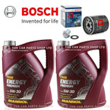 BOSCH SERVICE KIT FITS TOYOTA HILUX 2.5 D4D 2006> 10L MANNOL & BOSCH OIL FILTER