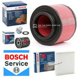 BOSCH SERVICE FILTERS KIT TO FIT TOYOTA HILUX 2.5 D4D 2006> AIR OIL CABIN FILTER