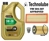 FITS VW GOLF MK5 GT TDI 05-09 REPLACEMENT SERVICE KIT 5L OIL AND AIR OIL FILTER