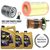TO FIT CITROEN JUMPER 2019> SERVICE KIT 7L 0W-30 OIL & AIR FUEL OIL + SUMP PLUG