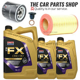 TO FIT CITROEN JUMPER 2019> SERVICE KIT 7L 0W-30 OIL WITH AIR & OIL FILTER PLUG