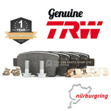FOR VAUXHALL CORSA VXR NUERBURGRING EDITION TRW REAR BRAKE PADS OE QUALITY NEW
