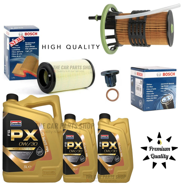 TO FIT CITROEN RELAY MK3 BLUEHDI BOSCH SERVICE KIT 0W30 OIL & FUEL AIR OIL PLUG