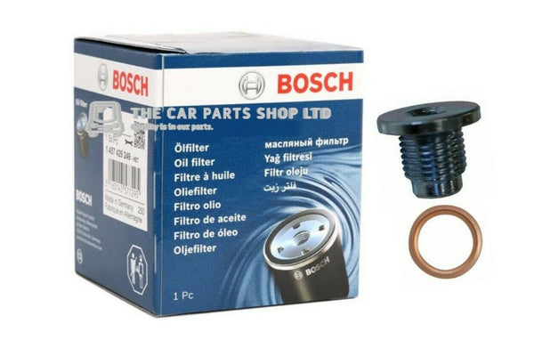 BOSCH OIL FILTER & SUMP PLUG TO FIT CITROEN RELAY MK3 BLUEHDI OE QUALITY NEW