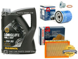 FOR PEUGEOT 307 SE 2.0 HDI 02-08 BOSCH SERVICE KIT 5L LONGLIFE + BOSCH AIR OIL