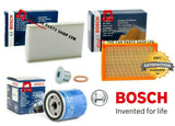 FOR PEUGEOT 307 SE 2.0 HDI 02-08 BOSCH SERVICE FILTERS KIT CABIN AIR OIL FILTER