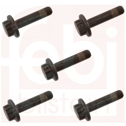 5 X FEBI DRIVESHAFT BOLTS TO FIT AUDI, CUPRA, SEAT, SKODA  AND VW BRAND NEW