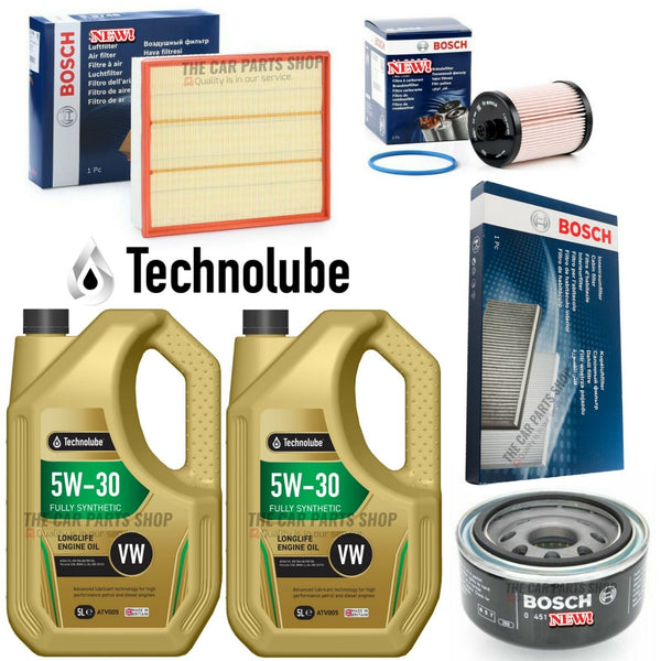 FOR VW LT 46 2.8 DIESEL 2002> FULL BOSCH SERVICE KIT 10L OIL + BOSCH FULL KIT OE