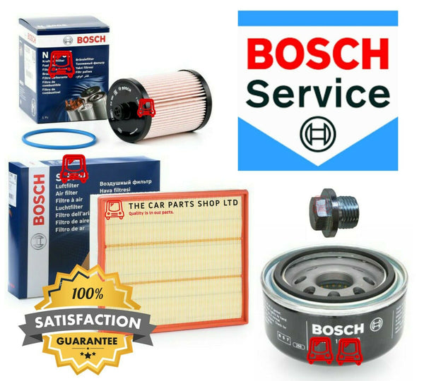 FOR VW LT 46 2.8 DIESEL 2002> BOSCH SERVICE FILTERS KIT FUEL OIL & AIR FILTER OE