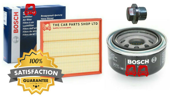 FOR VW LT 46 2.8 DIESEL 2002> BOSCH SERVICE FILTERS KIT BOSCH AIR AND OIL & PLUG