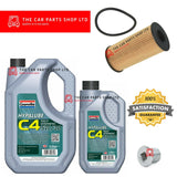 FOR DACIA DUSTER 1.5 DCI MK2 15-19 SERVICE KIT 6L C4 5W30 & OIL FILTER & PLUG